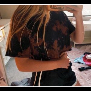 Bleached crop top!!
